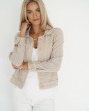 Bella Linen Jacket Natural