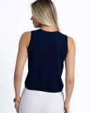 Load image into Gallery viewer, Collette Tank Deep Navy