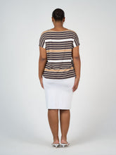 Load image into Gallery viewer, Wilde Bamboo Box Fit Tee - Stripe