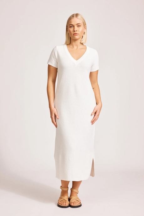 Artemis V Knit Dress - White