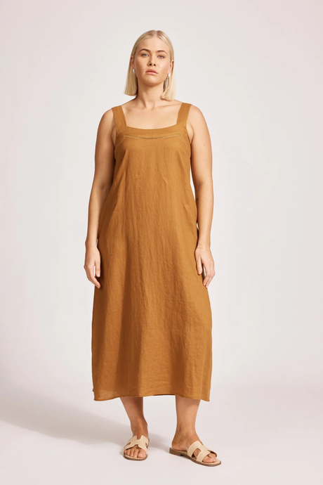 eb & ive Miramar Tank Maxi Dress Camel