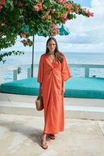 Load image into Gallery viewer, eb &amp; ive Miramar Twist Maxi Dress Coral