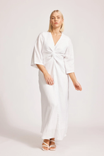 Load image into Gallery viewer, eb &amp; ive Miramar Twist Maxi Dress white