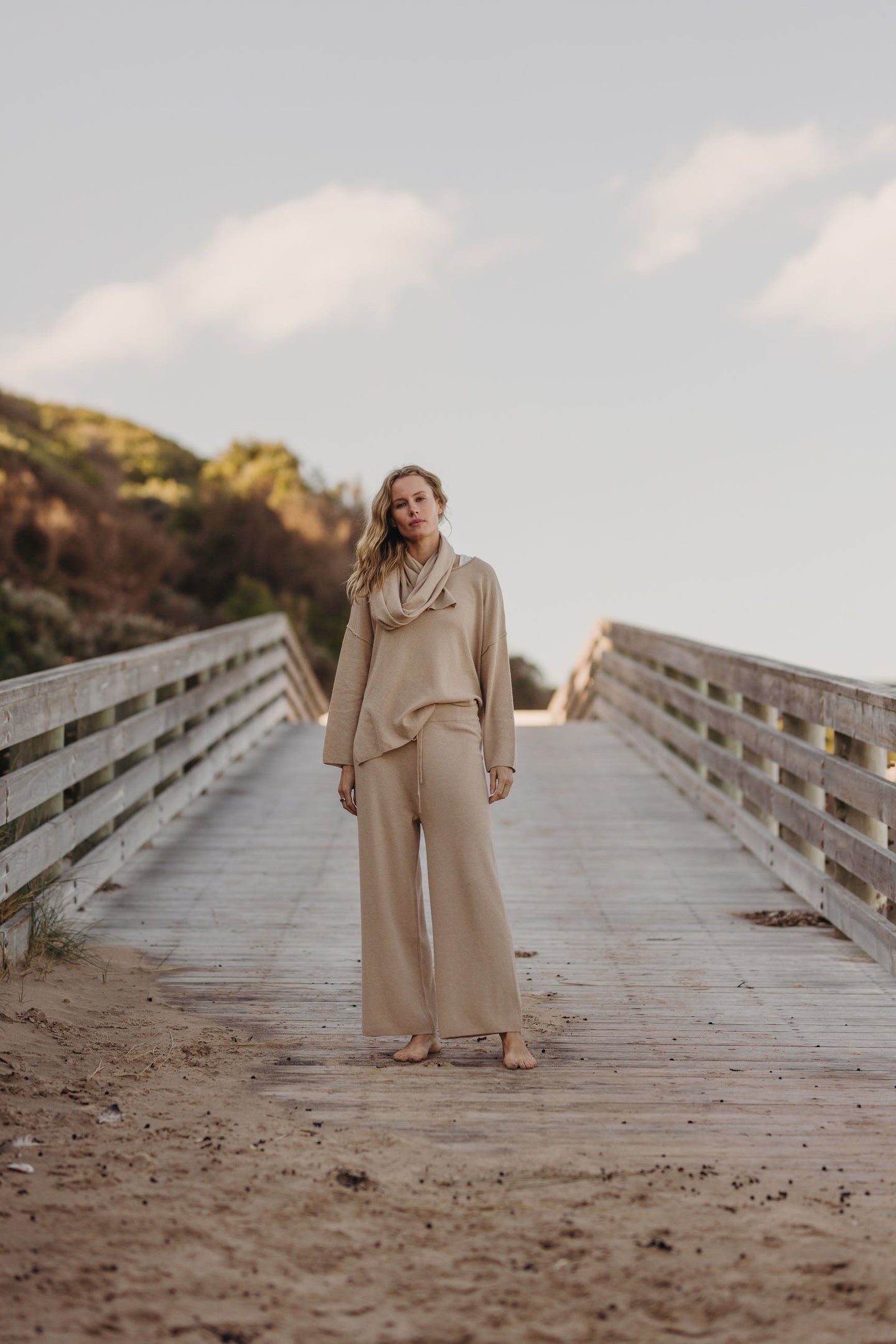 Winter Retreat Merino Pullover Soft Sand