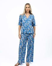 Load image into Gallery viewer, Fleur Pant Mint/Navy