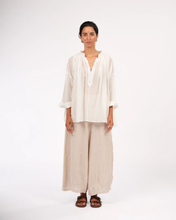 Load image into Gallery viewer, Palma Cotton Silk Long Sleeve Blouse