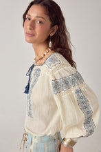 Load image into Gallery viewer, Claudia Blouse Lapislazuli