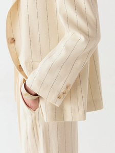 Diplomatico Paddy Jacket Ecru Stripes