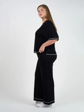 Load image into Gallery viewer, Carey Bamboo Culotte Black