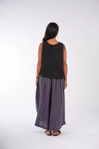 French Linen Stripe Pants
