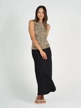 Load image into Gallery viewer, Kate Bamboo Tank - Brown Leopard
