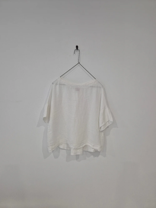 Montaigne Celine linen top White