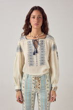 Load image into Gallery viewer, Claudia Blouse Lapislazuli