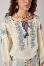 Load image into Gallery viewer, Claudia Blouse Lapislazuli