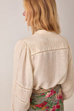 Load image into Gallery viewer, Virginia Blouse Ivory Whisper