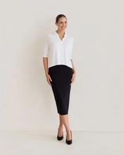 Load image into Gallery viewer, Maxi Bamboo Whitney Tube Skirt Black