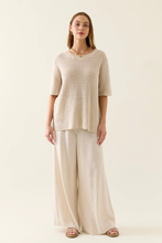 Load image into Gallery viewer, Sylvie Knit Tshirt - Canvas
