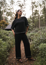 Load image into Gallery viewer, Carey Bamboo Culotte Black