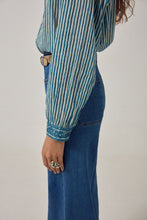 Load image into Gallery viewer, Maria Shirt Blue Ink