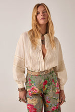 Load image into Gallery viewer, Virginia Blouse Ivory Whisper