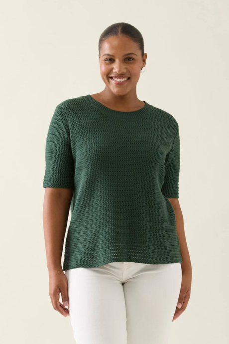 isle of mine Sylvie Knit Tshirt - Myrtle