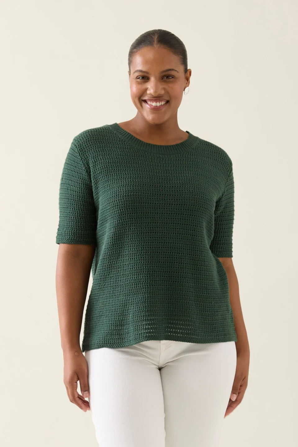 isle of mine Sylvie Knit Tshirt - Myrtle