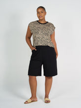 Load image into Gallery viewer, Simone Wide Leg Bamboo Shorts - Black