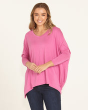 Load image into Gallery viewer, Kyoto V-Neck Tee Winter Pink