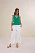Load image into Gallery viewer, Margot Drill Pant White
