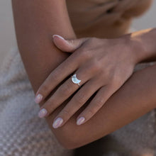 Load image into Gallery viewer, Wild Heart Ring in Silver with Green Amazonite