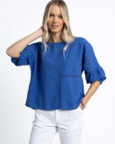 Millie Top Royal Blue