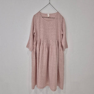 Journee Baggy Italian Linen Dress