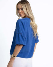 Load image into Gallery viewer, Nixie Blouse Royal Blue