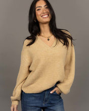 Load image into Gallery viewer, Nouveau V Neck Latte