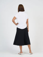 Load image into Gallery viewer, Rush Bamboo Short Sleeve Collared Polo Top - White