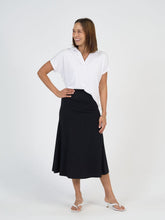 Load image into Gallery viewer, Rush Bamboo Short Sleeve Collared Polo Top - White