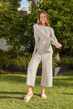 Load image into Gallery viewer, Retreat Cotton Twist Pullover - Silver Seas