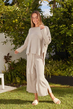 Load image into Gallery viewer, Retreat Cotton Twist Pullover - Silver Seas