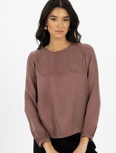 Sara Blouse Mocha