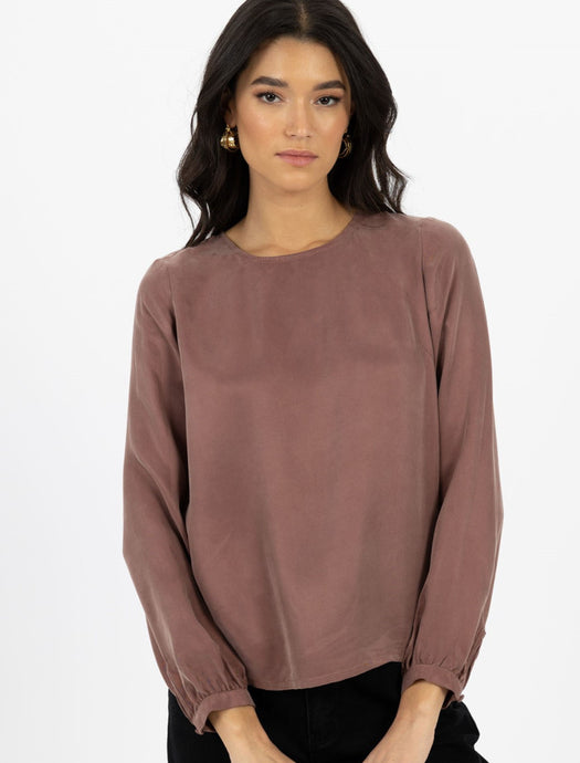 Sara Blouse Mocha