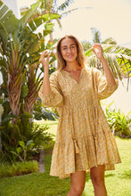 Load image into Gallery viewer, Secret Garden Org Beach Dress - Golden