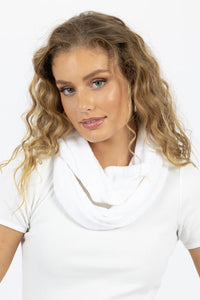 Simple Snood White