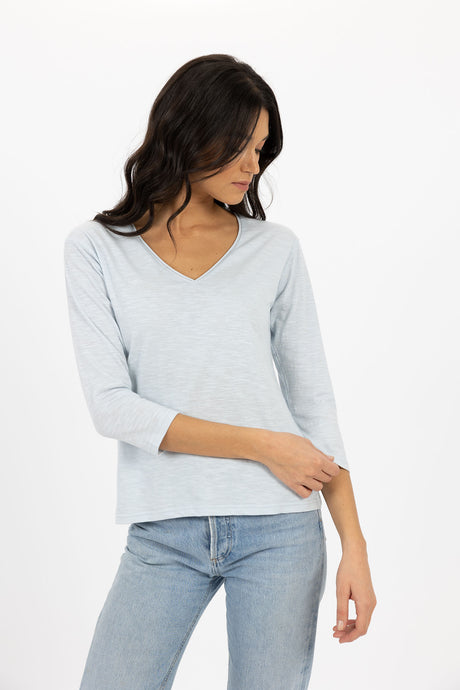 Stella V-Neck Ice Blue