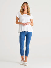 Load image into Gallery viewer, Tegan Swing Tee White