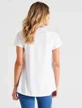 Load image into Gallery viewer, Tegan Swing Tee White