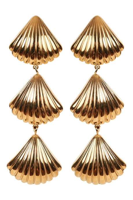Andora Earring - Seashell Gold