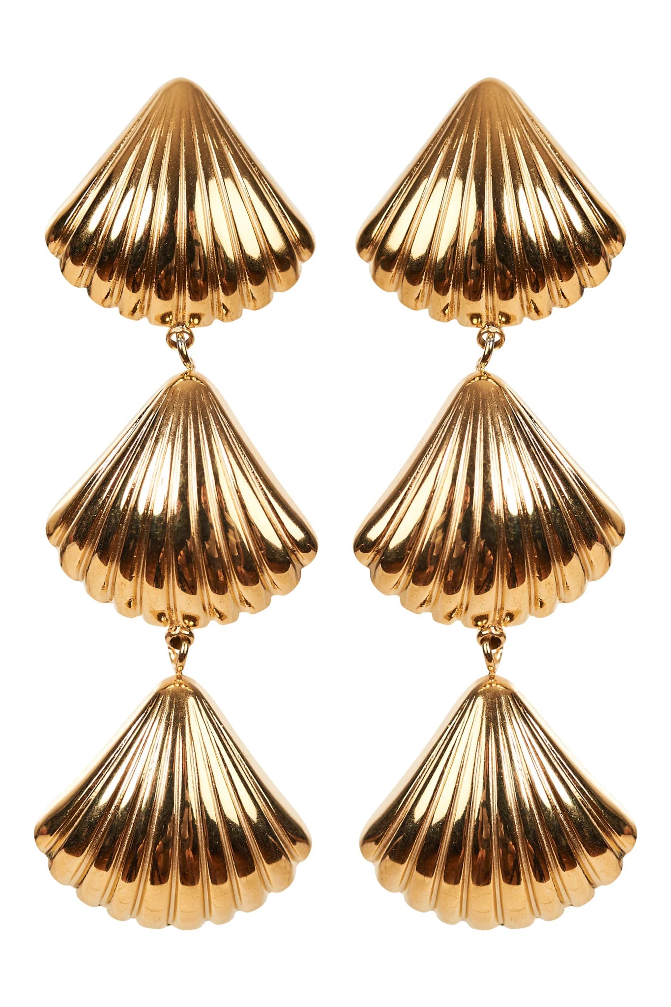 Andora Earring - Seashell Gold