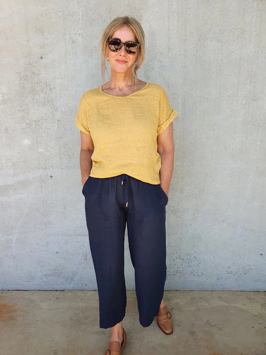 Italian Linen T-Shirt - Verona