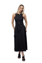 Load image into Gallery viewer, Willa Tie Dress Black