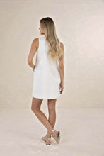Load image into Gallery viewer, Ivy Denim Shift Dress Ivory
